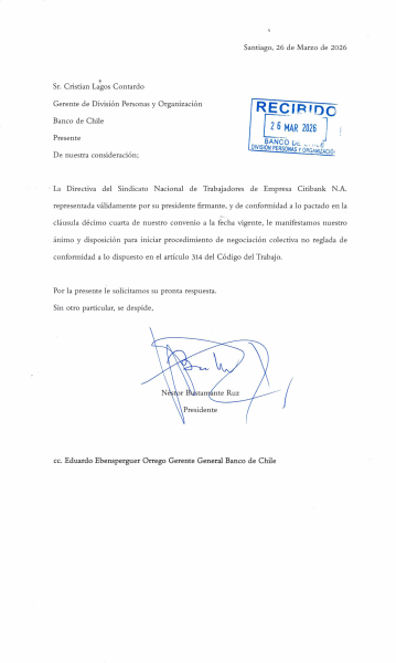 Carta Personas Y Organizacion