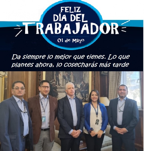 Saludo día del trabajador directiva en ejercicio
